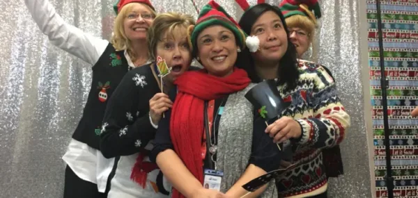 Forum Team Members in Holiday Photo