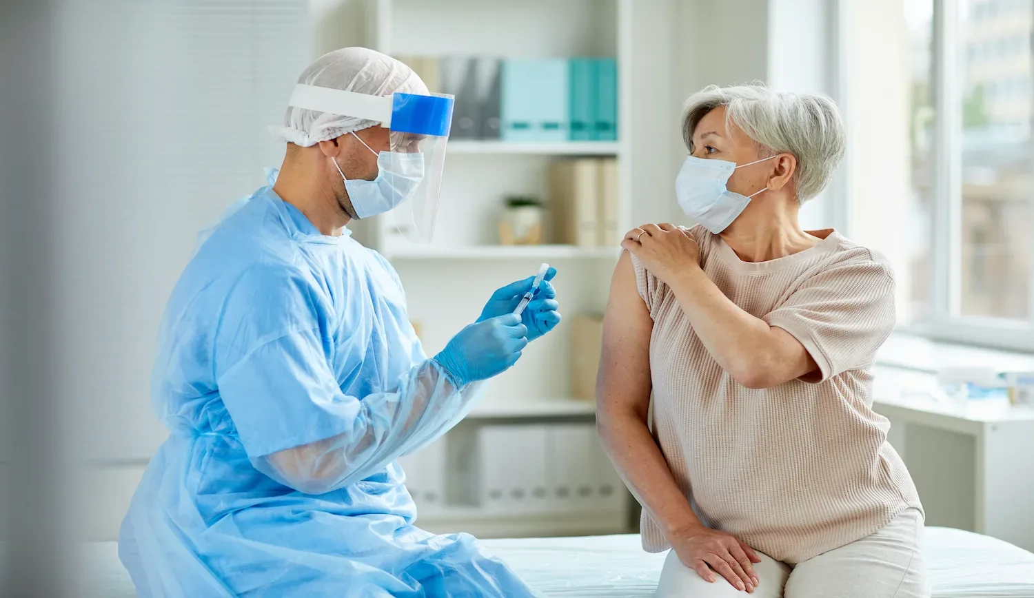 Male Nurse Preparing Injection